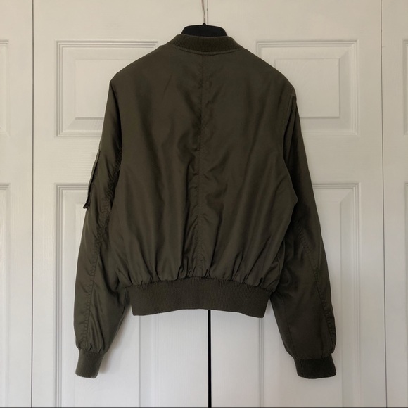 Active USA Green Bomber Jacket - Picture 3 of 7